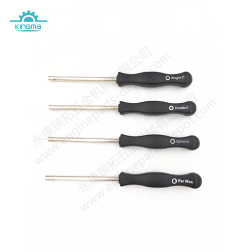 RT.100.CSD11 Raytop brand small carburetor screw driver kit single D type double D type splined type and pac man type