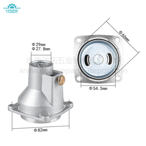 RT.200.BC13 Raytop connection assembly part of brush cutter or garss trimmer driver shaft