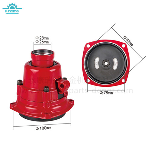 RT.200.BC19 Raytop connection assembly part of brush cutter or garss trimmer driver shaft