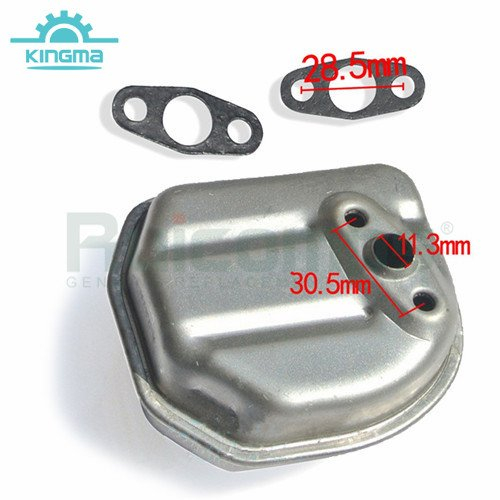 Exhaust Muffler With Gasket For Honda GX35 Gasoline Brush Cutter Strimmer