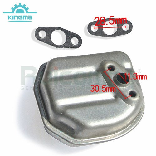 Exhaust Muffler With Gasket For Honda GX35 Gasoline Brush Cutter Strimmer