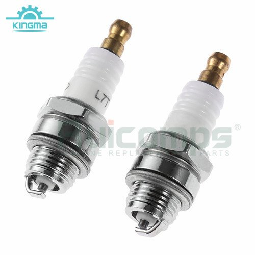  Spark Plug for POULAN Chain Saw 4200, 5200, 5500, 6000, 8510 - Compatible Champion RCJ6Y & NGK BPMR7A Spark Plugs
