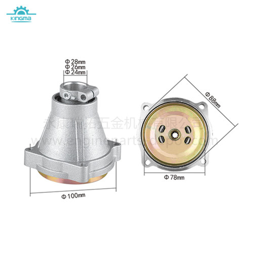 RT.200.BC15 Raytop connection assembly part of brush cutter or garss trimmer driver shaft