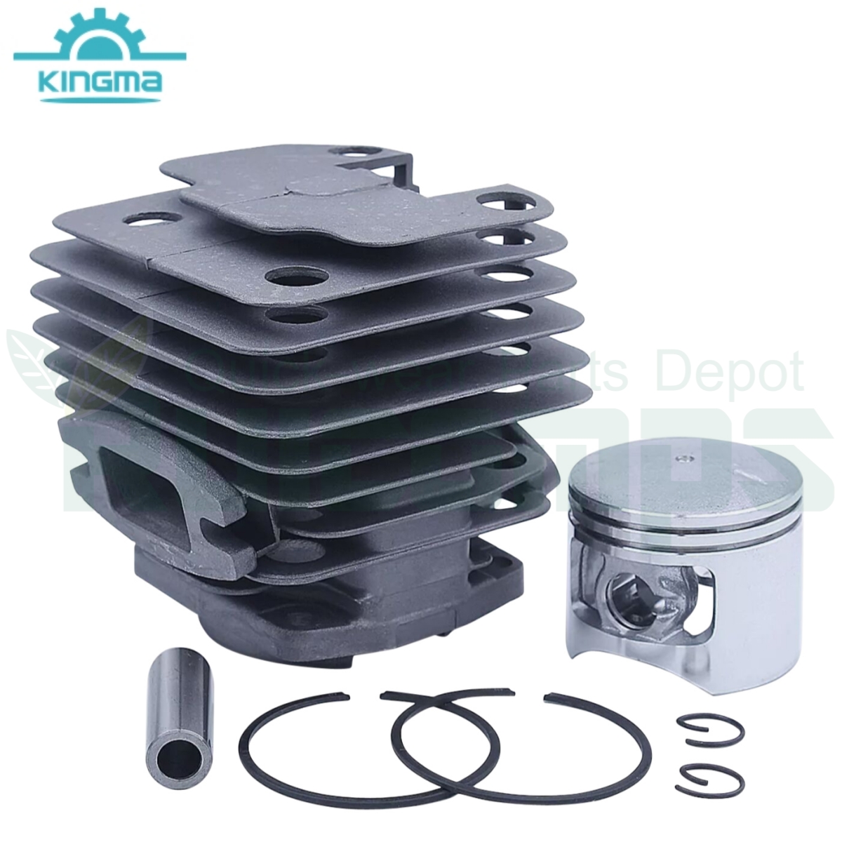 Cylinder Complete Cylinder Piston Kit Cylinder Rebuilt Kit 43mm Bore for Chinese Gas chainaw 4500 Komatsu Zenoah G4500 Gasoline Chain Saw