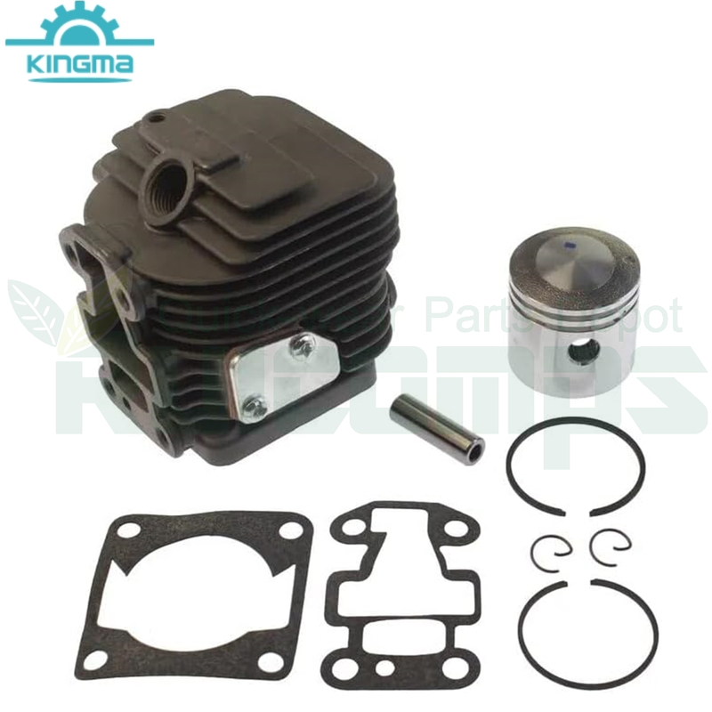 Cylinder Kit Cylinder Piston Kit 34mm for Kawasaki Brush Cutter Trimmer Leaf Blower Lawn Mower Engine TJ27 TJ27E