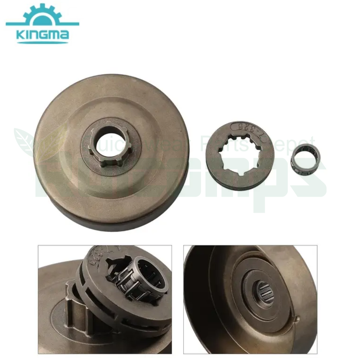 Chainsaw 3/8LP Spur Sprocket Kit for Stihl 017 MS170 018 MS180 MS181 019 MS190 6 tooth