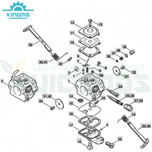 Carburettor Diagram of C1Q-S84C S85C for Stihl 021 023 025 Ms210 Ms230 Ms250 Chainsaw Gasoline Chainsaw Spare Parts