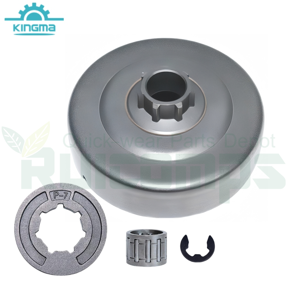 Clutch Drum Rim Sprocket Bearing Washer E-clip Kit for Stihl 021 023 025 Ms210 Ms230 Ms250 Gasoline Chainsaw Parts Replacement Parts in After Market