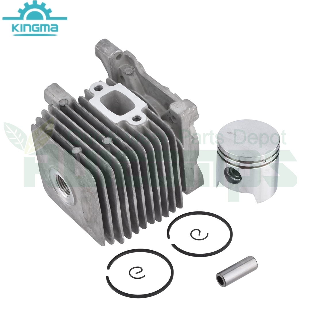 Cylinder Piston Kit Cylinder Complete Compatible with Stihl FS38 FS45 FS46 FS55 FS55C HS45 FC55 KM55 KM55C KM55R KM55RC BG50