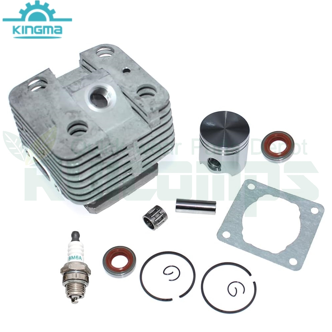 Cylinder Piston Kit Cylinder Assembly 40mm Compatible with Stihl FS250 FS250R HT250 HL250