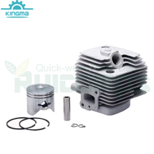 Cylinder Piston Kit 34mm 1E34F Engine for Handle Blower Topso EB260 Alpine BLX260 Beaver BL260 and Hedge Trimmer