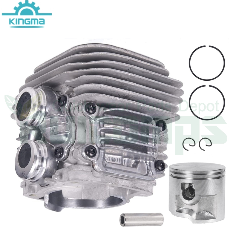 Cylinder Piston Kit Cylinder Assembly 50mm Fits for Stihl Ts410 Cut-off Saw Ts420 Stihl Concrete Cut-off Saw with Cover
