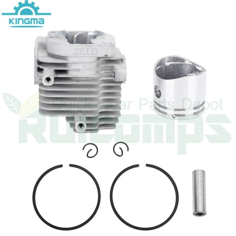 Cylinder Kit Cylinder Piston Kit 32.2mm for Echo Grass Trimmer Hedge Clipper Brush Cutter Water Pump Blower GT-22 GES SRM22-GED SRM22-GESU