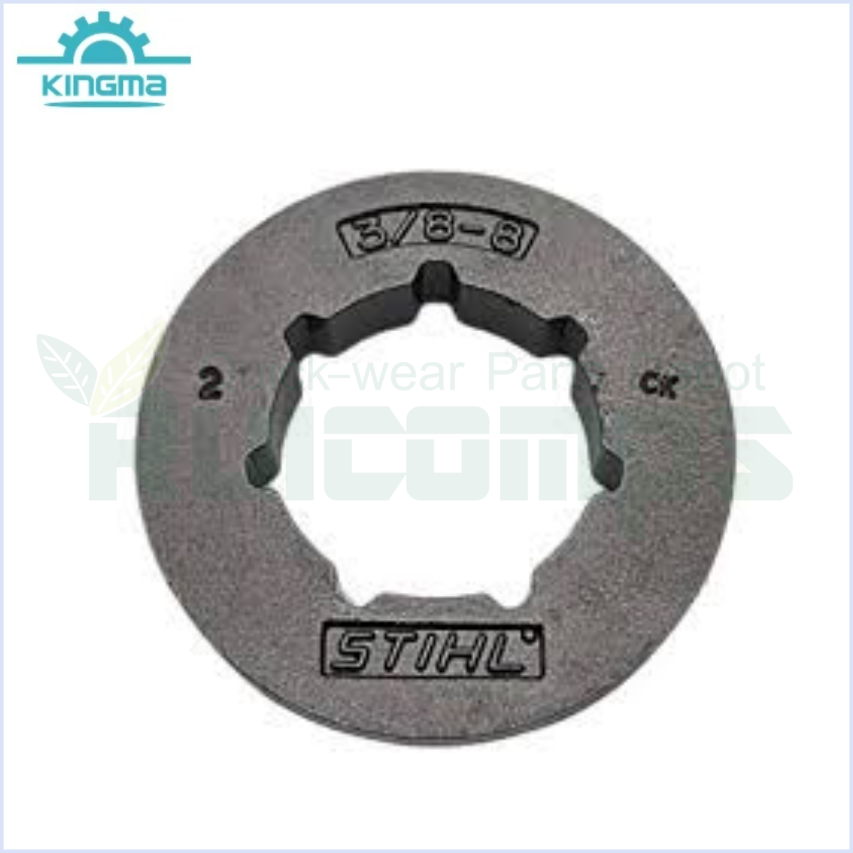 Stihl Stihl Chainsaw Rim Sprocket (3/8" x 8 Tooth) Standard Spline 0000 642 1216