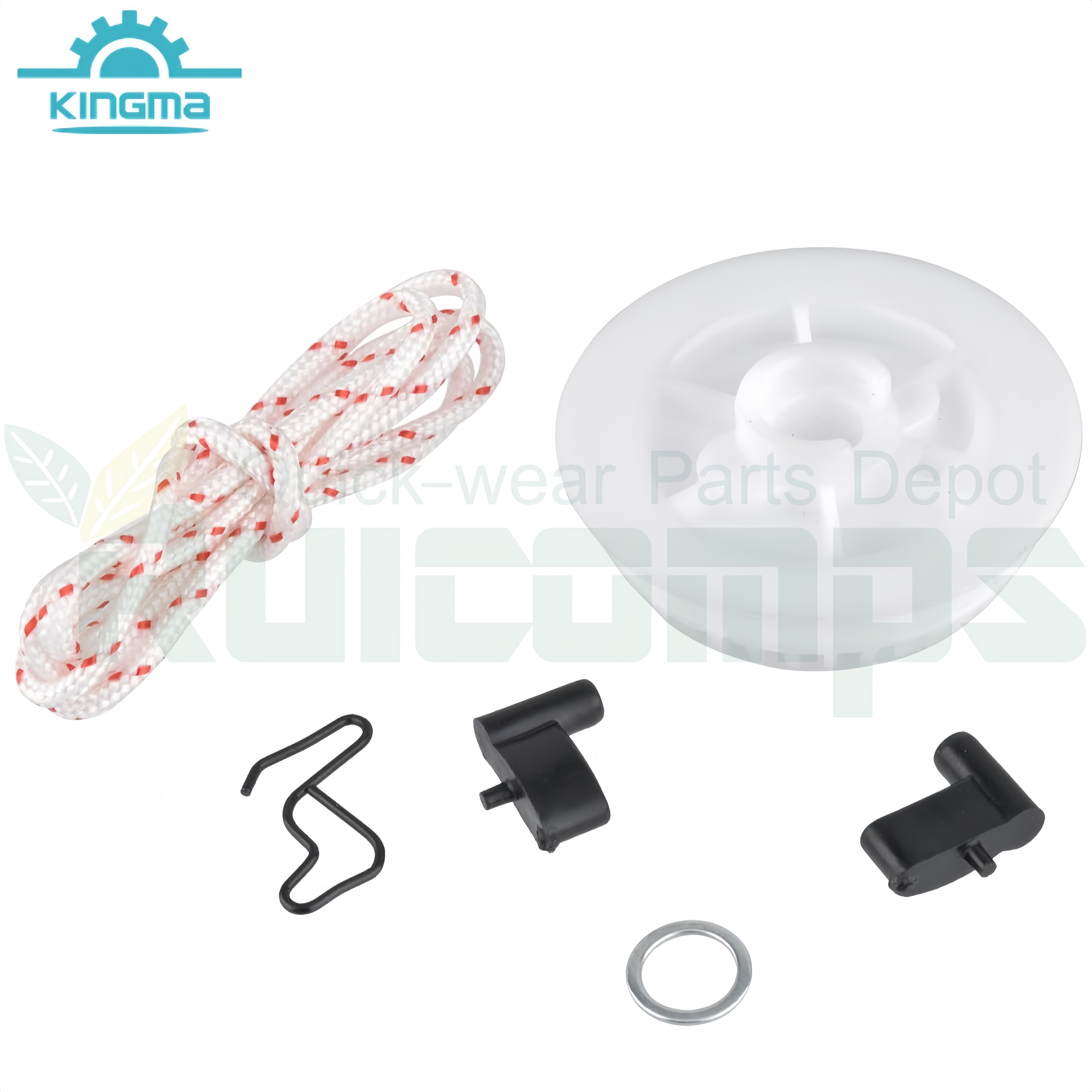 Starter Pulley Starter Rope Spring Washer Pawl Start Rebuild Kit for Starter Kit of Stihl 017 018 021 023 025 MS170 MS180 MS210 MS230 MS250 Chainsaw