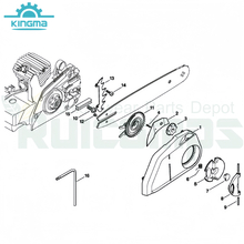 Quick Chain Tensioner Diagram for Stihl 023 025 Ms230 Ms250 Ms230(C-BE) Ms250C Chainsaw Gasoline Chainsaw Spare Parts