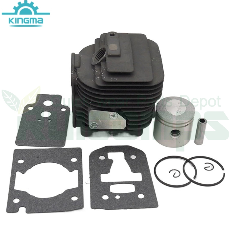 Cylinder Kit Cylinder Piston Kit 34mm for Kawasaki Brush Cutter Trimmer Leaf Blower Lawn Mower Engine TJ27 TJ27E