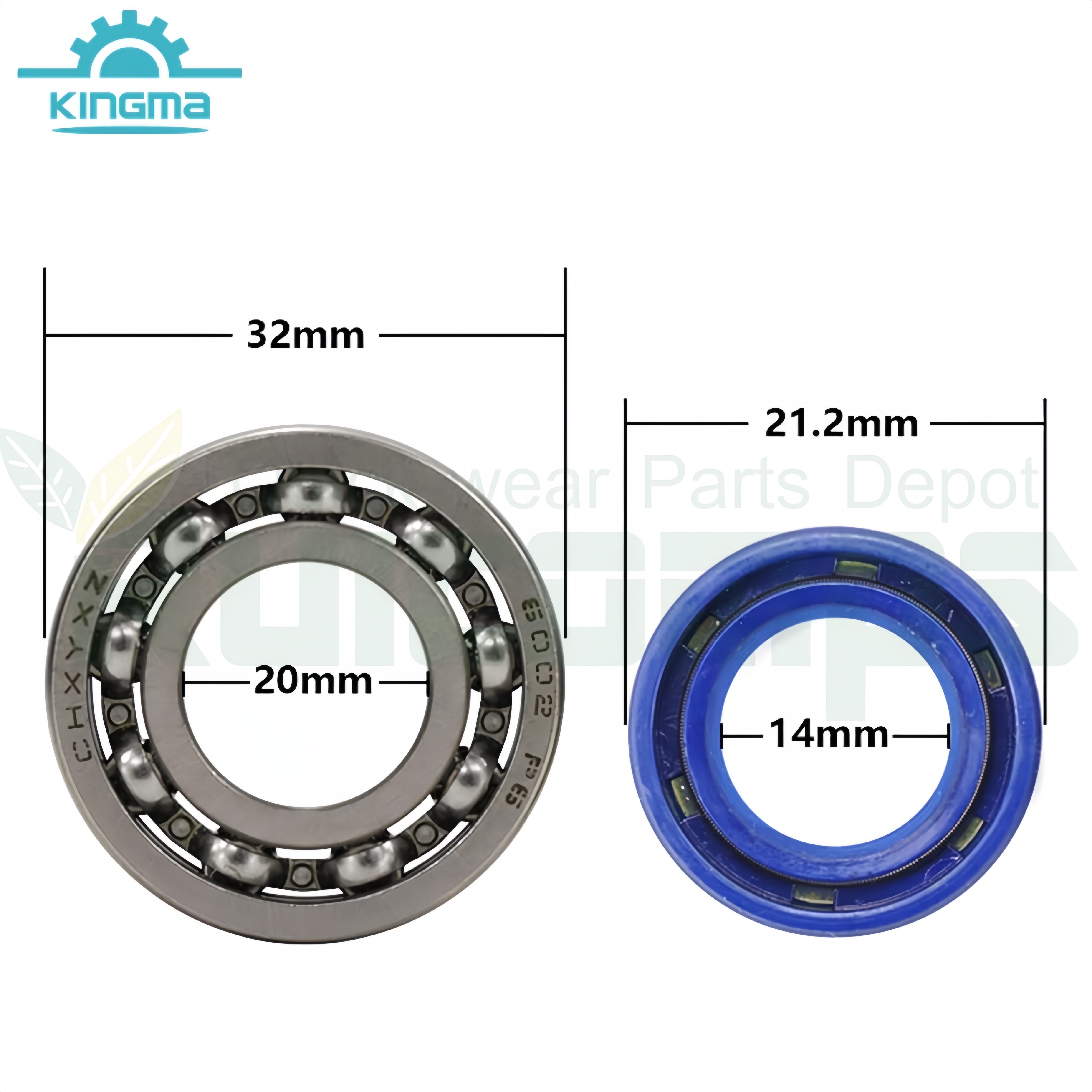Crankshaft Bearing Oil Seal Kit for Stihl 017 018 Ms170 Ms180 Ms170c Ms180c Gasoline ChainSaw Chain saw Spare Parts 