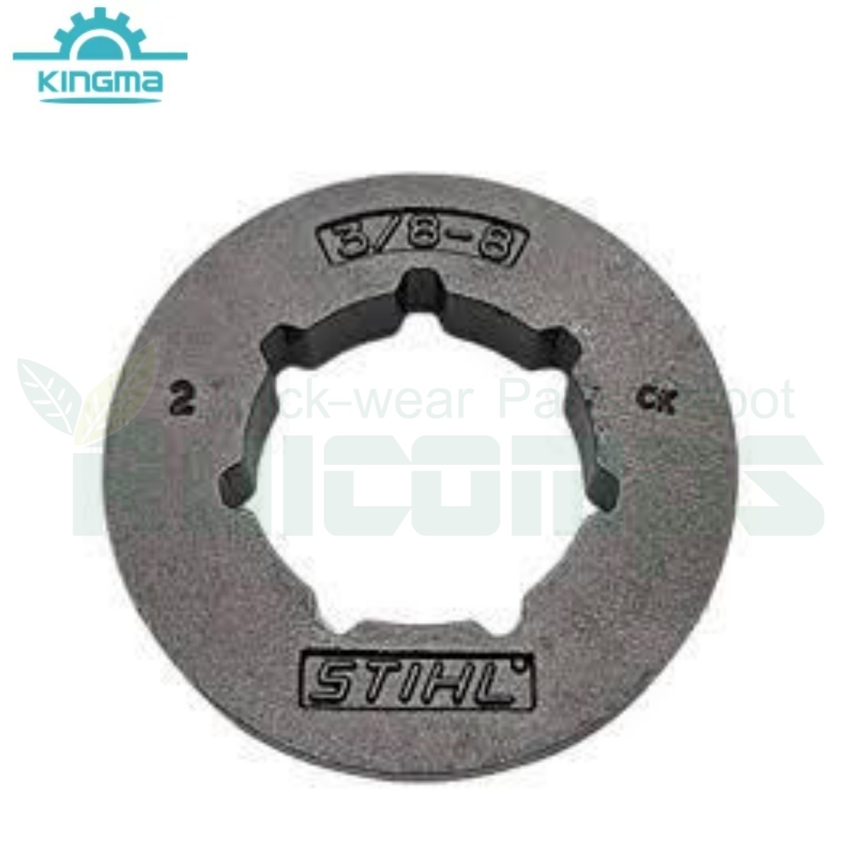 Ms 380 STIHL Genuine 3/8 X 8T Rim Sprocket # 0000 642 1216
