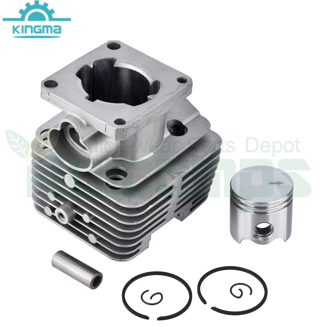 Cylinder Piston Kit Cylinder Assembly 35mm Compatible with Stihl FS120 BT120 BT121