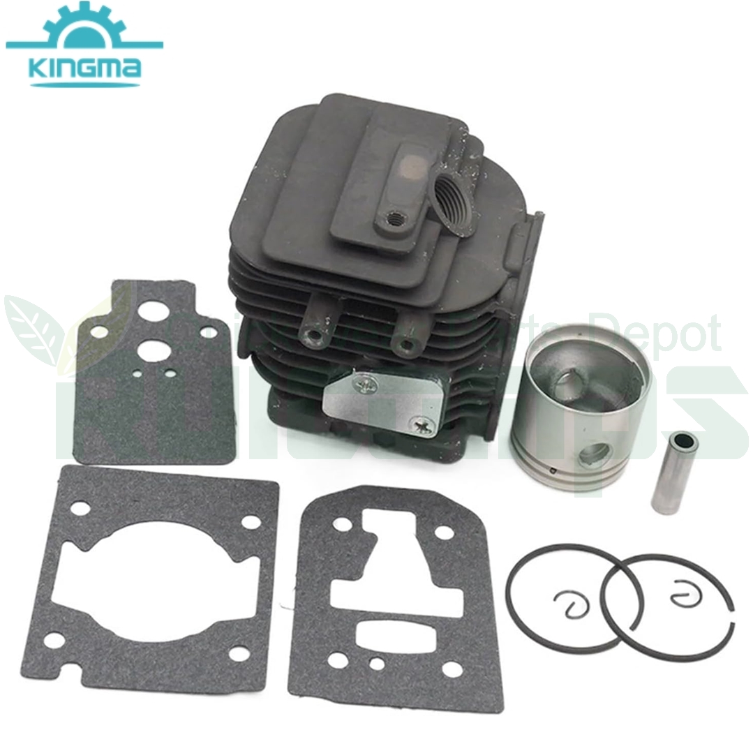 Cylinder Kit Cylinder Piston Kit 34mm for Kawasaki Brush Cutter Trimmer Leaf Blower Lawn Mower Engine TJ27 TJ27E