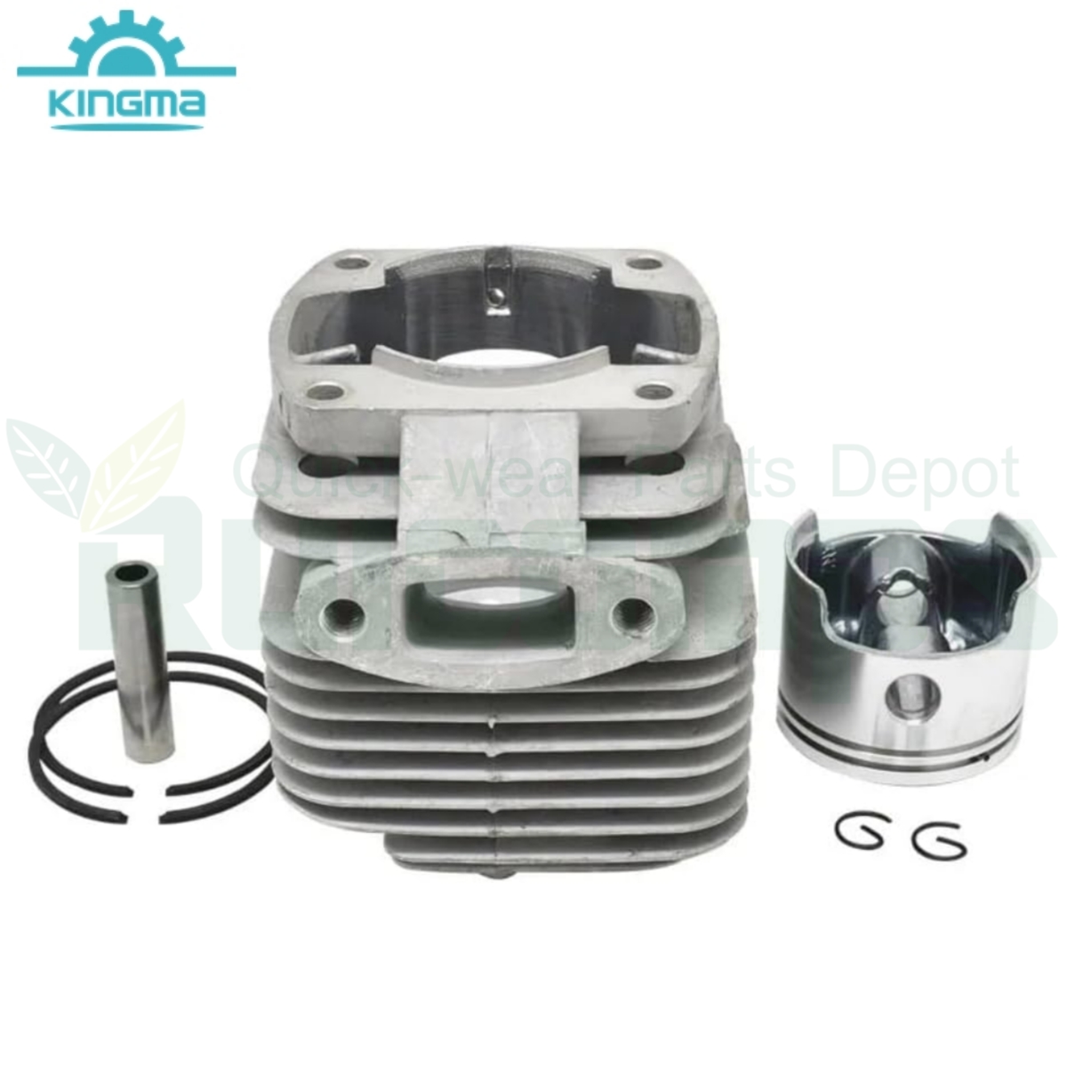 Cylinder Complete Cylinder Piston Kit Cylinder Rebuilt Kit 48mm for KS865 EB650 2-Cycle Brush Cutter Earth Auger Driller Blower
