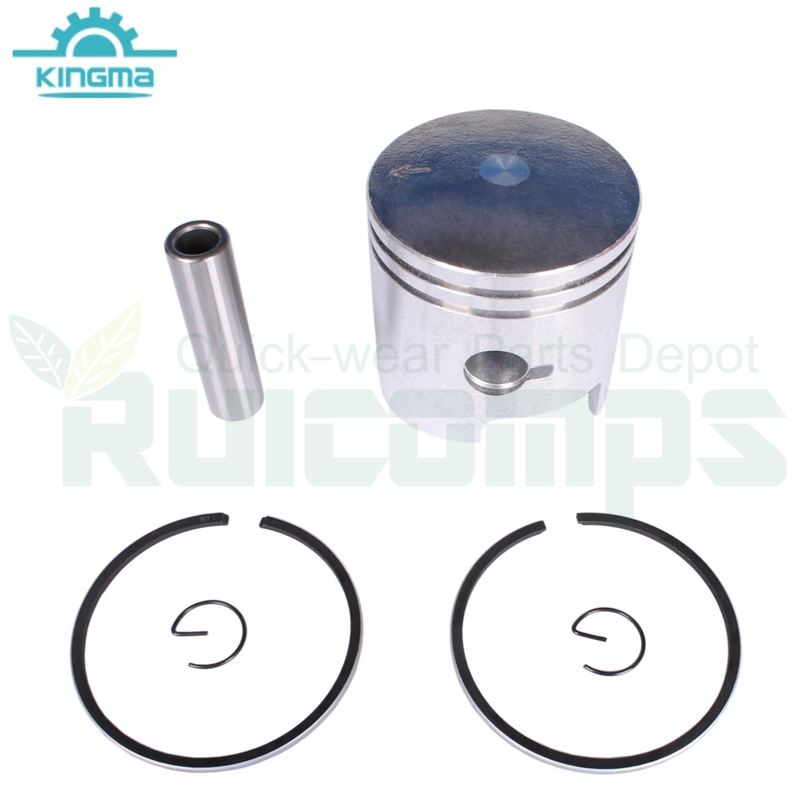 Outboard Engine 12110-93130 12110-93111 12110-93140 STD Piston Set & 12140-93140 Ring (2mm) for Suzuki 9.9HP 15HP DT9.9 DT15 Boat Motor Diameter 59mm