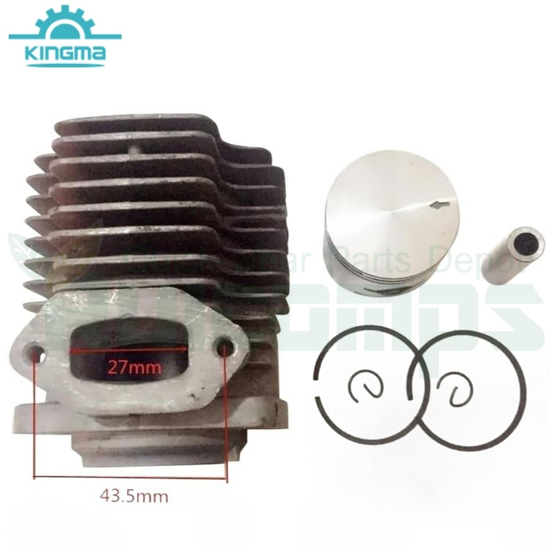 Cylinder Complete Cylinder Piston Kit Cylinder Rebuilt Kit 40mm Diameter Compatible with 40F-3 3WF-3A 2.6 EB-415 Mist Duster Blower Sprayer 