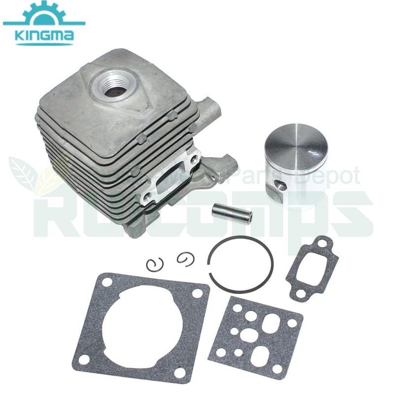 34mm Cylinder Piston Kit Cylinder Assembly Compatible with Stihl FS38 2-Mix FS55 2-Mix FS55R 2-Mix